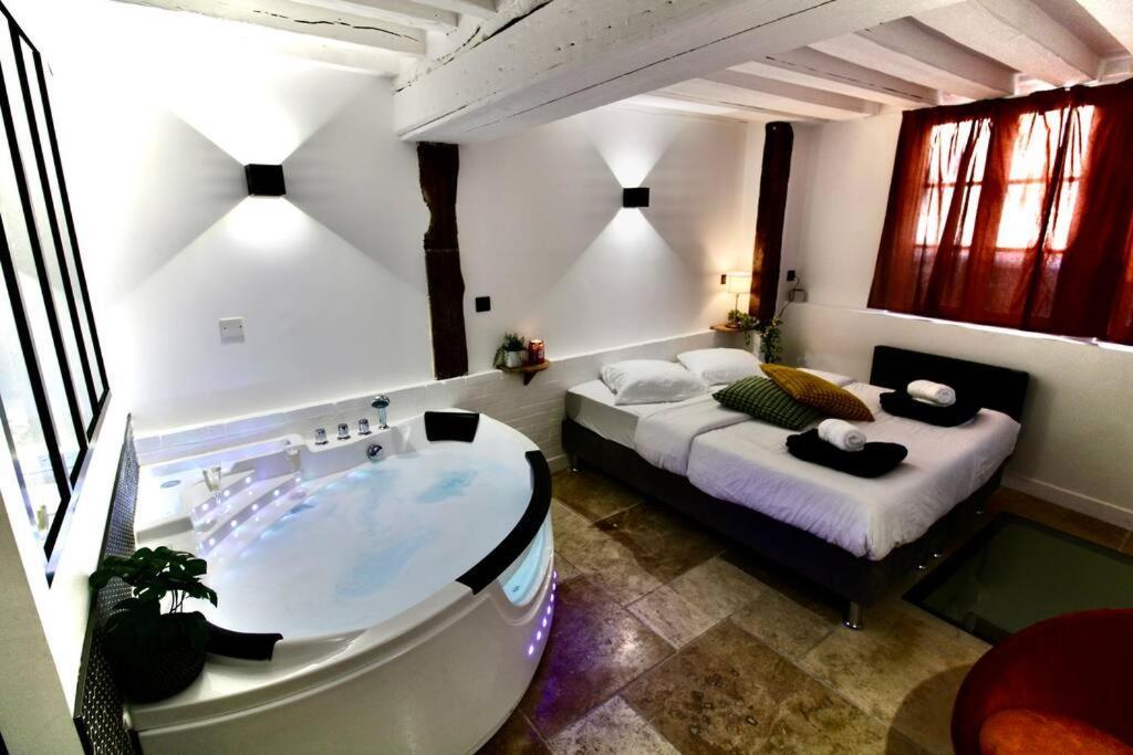 Le Spa Beauvoisine - Jacuzzi Sauna Rouen Centre Free Parking Extérieur photo